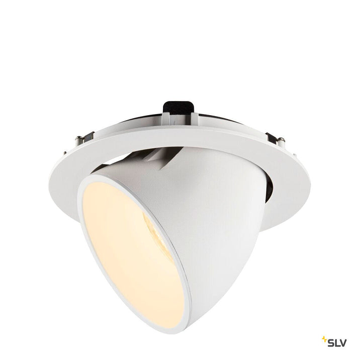 NUMINOS GIMBLE XL, white recessed ceiling light, 3000K 40°