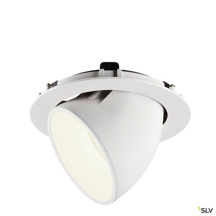 NUMINOS GIMBLE XL, white recessed ceiling light, 4000K 20°