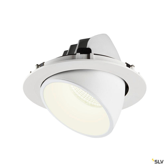 NUMINOS GIMBLE XL, white recessed ceiling light, 4000K 20°