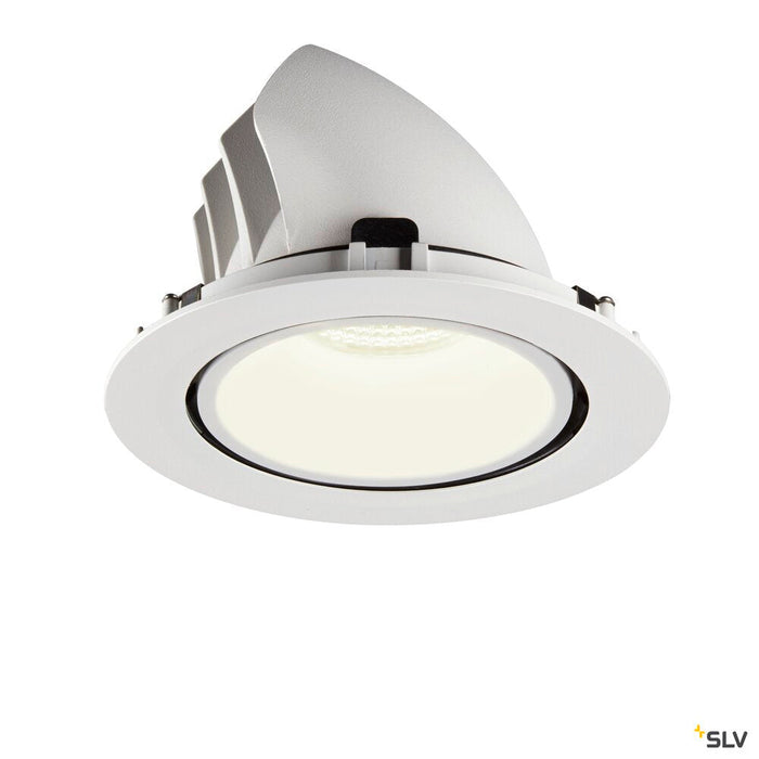 NUMINOS GIMBLE XL, white recessed ceiling light, 4000K 20°