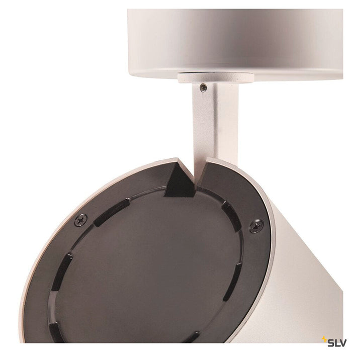 NUMINOS SPOT XL PHASE, white / black ceiling mounted light, 36W 2700K 24°