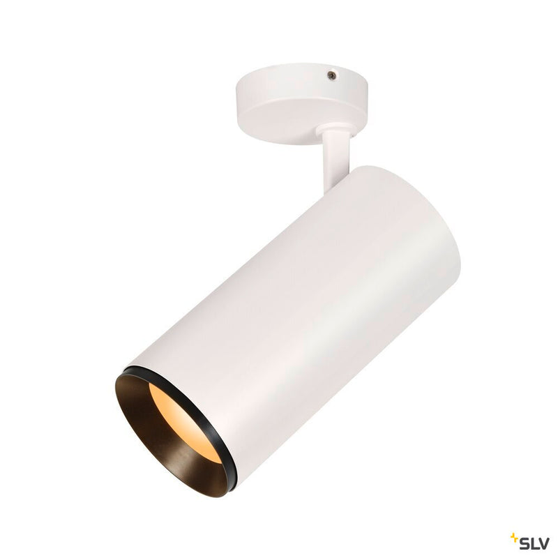 NUMINOS SPOT XL PHASE, white / black ceiling mounted light, 36W 2700K 60°