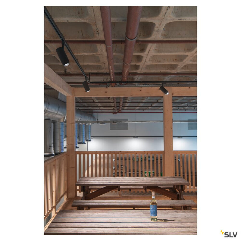 NUMINOS ZOOM M PHASE, black 3-phase spot, 20W 3000K 15-60°