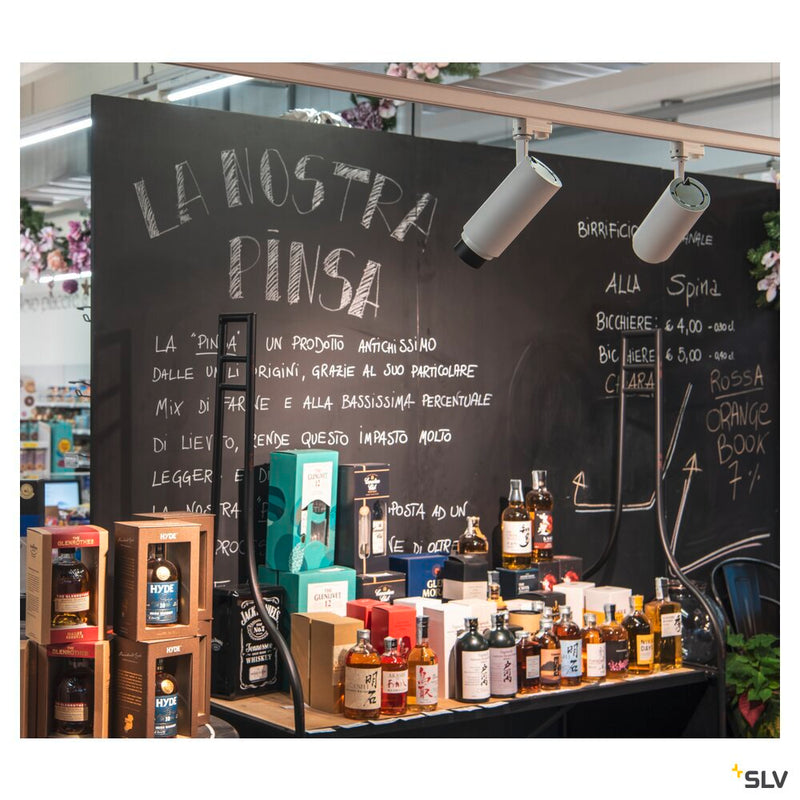 NUMINOS ZOOM M PHASE, white 3-phase spot, 20W 3000K 15-60°