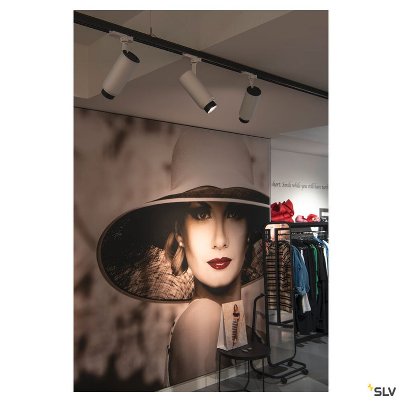 NUMINOS ZOOM M DALI, white 3-phase spot, 20W 3000K 15-60°