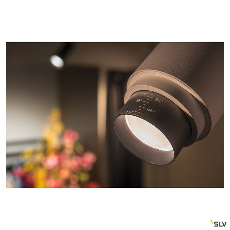 NUMINOS ZOOM M DALI, white 3-phase spot, 20W 3000K 15-60°