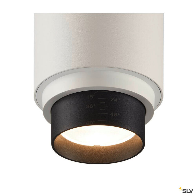 NUMINOS ZOOM M DALI, white 3-phase spot, 20W 3000K 15-60°