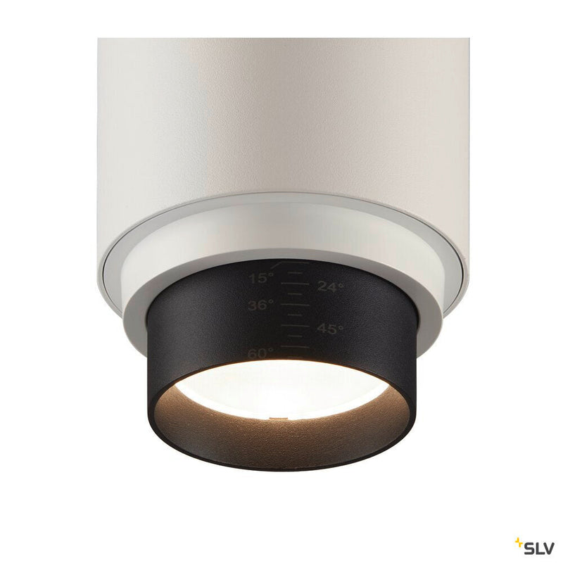 NUMINOS ZOOM M DALI, white 3-phase spot, 20W 4000K 15-60°