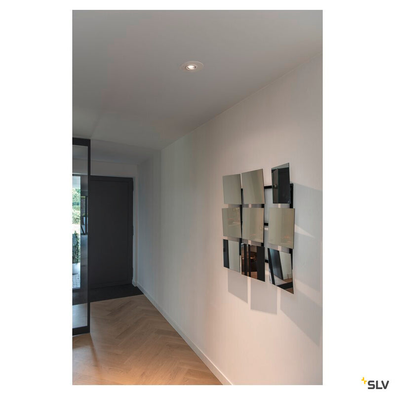 NUMINOS MOVE XS, white recessed ceiling light, 3000K 40°