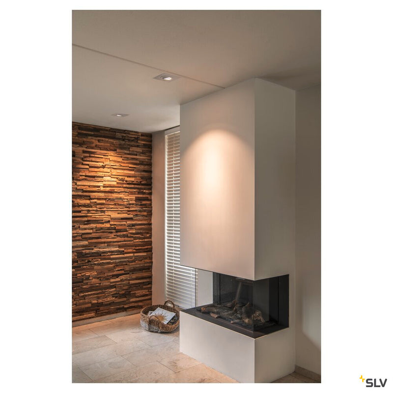 NUMINOS MOVE S, white recessed ceiling light, 2700K 40°