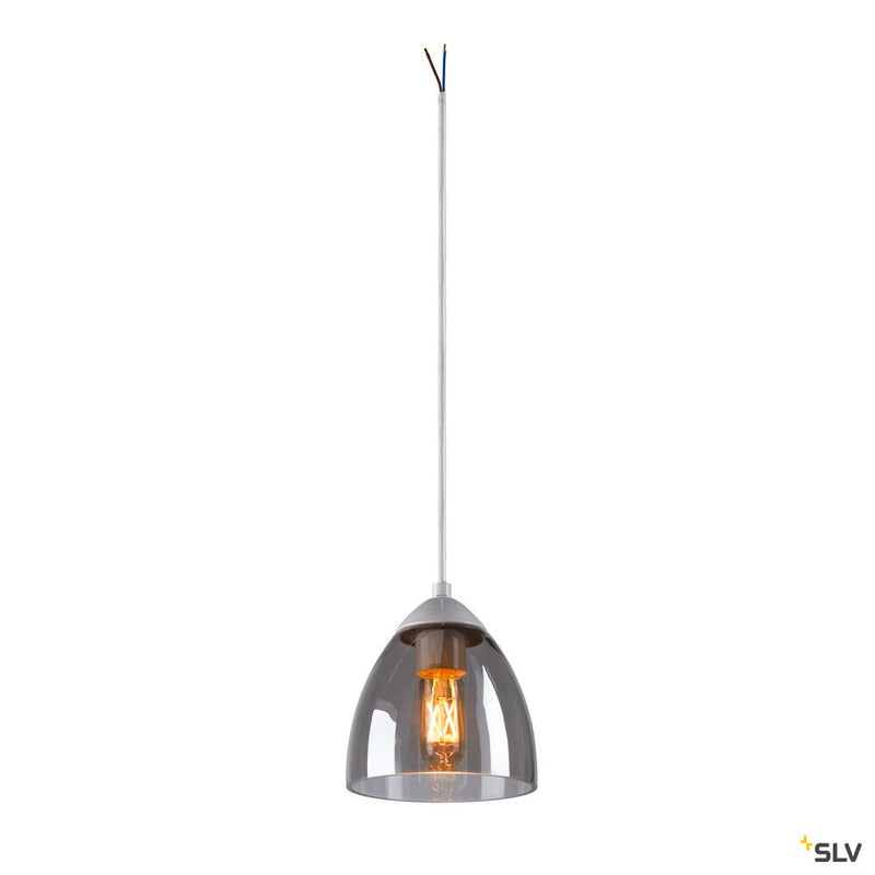 PARA CONE GL GU10, white / transparent pendant light