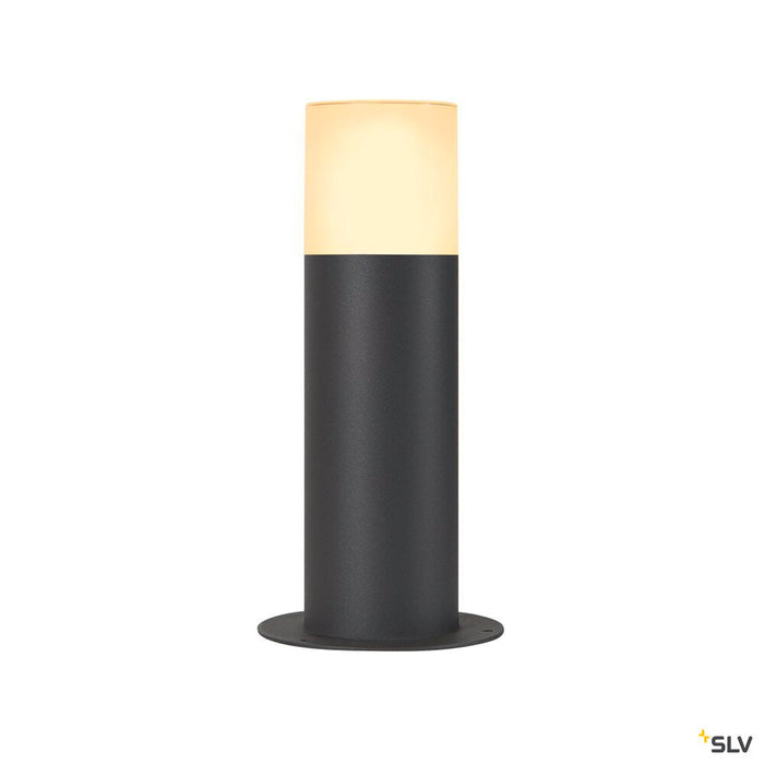 GRAFIT E27 30 Pole round, anthracite free-standing lamp