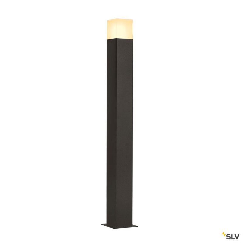 GRAFIT E27 90 Pole square, anthracite free-standing lamp