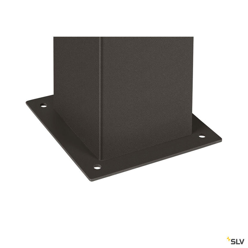 GRAFIT E27 90 Pole square, anthracite free-standing lamp