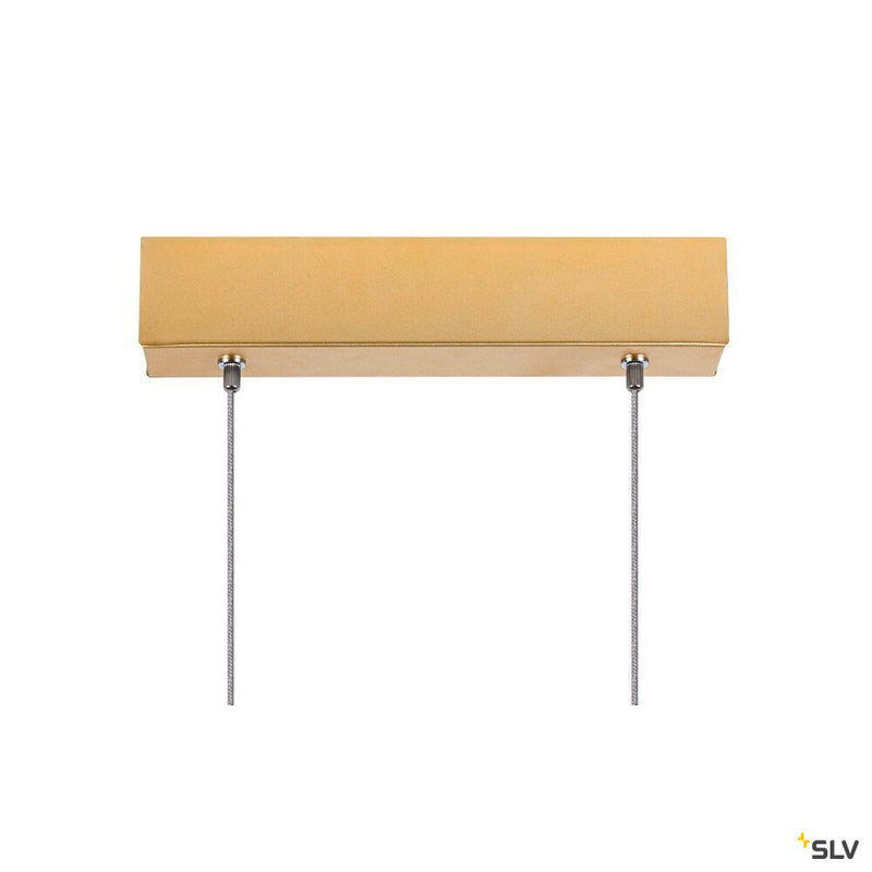 ONE LINEAR 100 PHASE up/down, brass pendant light, 24W 2700/3000K