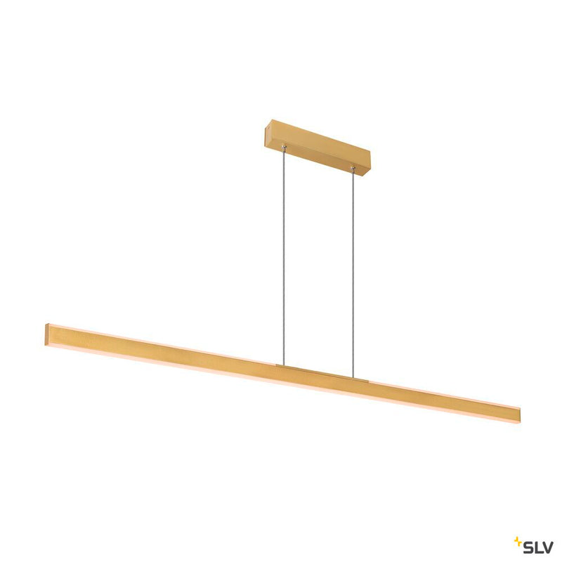 ONE LINEAR 140 PHASE up/down, brass pendant light, 35W 2700/3000K
