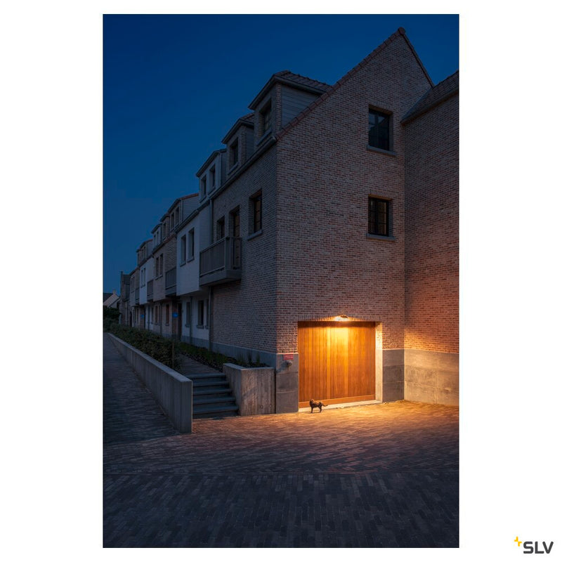 FLOODI L, anthracite / transparent wall and ceiling-mounted light, 48W 3000K 100°