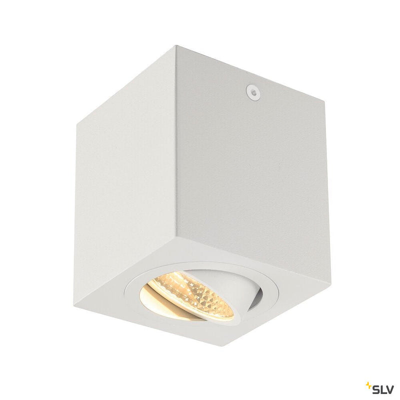 TRILEDO SQUARE CL ceiling light, LED, 3000K, square, white, 38°, 8.2W, incl. driver
