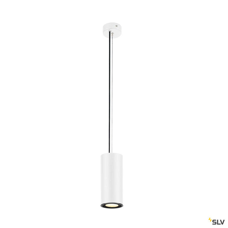 SUPROS 78, pendant, LED, 3000K, round, white, 60° lens, 9W