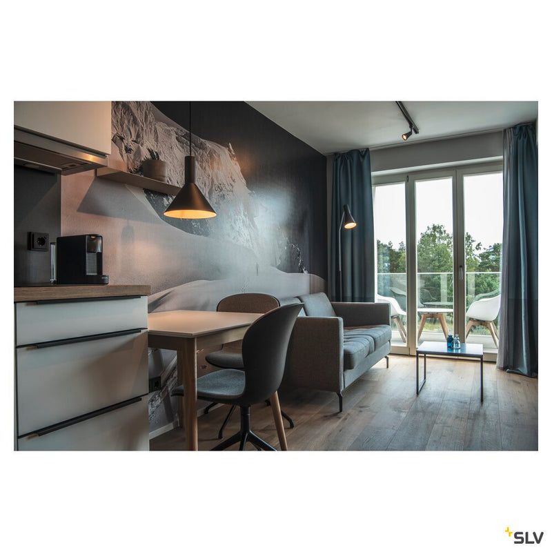 PHELIA, pendant, TC-(D,H,T,Q)SE, black, diameter/H 27.5/32 cm, max. 23W