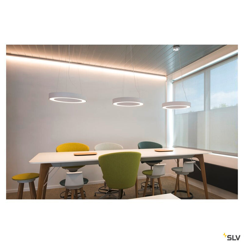 MEDO RING 60 pendant, LED, white, Ø 60 cm, incl. LED driver