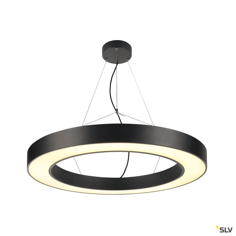 MEDO RING 90 pendant, LED, black, Ø 90 cm, incl. LED driver
