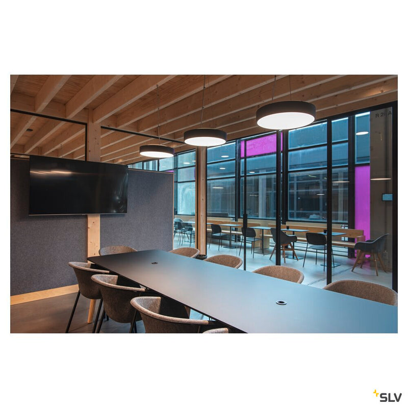 MEDO 40 CW AMBIENT, LED Outdoor surface-mounted wall and ceiling light, DALI, black, 3000/4000K