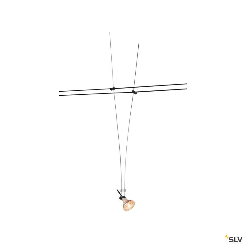 ASMARA, for TENSEO low-voltage cable system, QR-C51, black, 1 pc