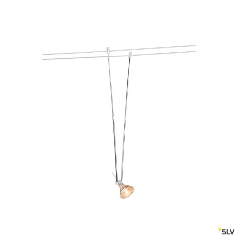 TELESCOPIC, cable luminaire for TENSEO low-voltage cable system, QR-C51, white, B/H/T 4.5/21-52/1 cm