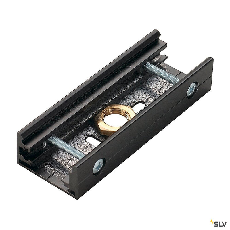 JOINT CONNECTOR for EUTRAC 240V 3-phase surface-mounted track, M13 thread, black