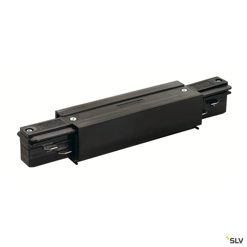 EUTRAC longitudinal connector, with feed-in capability, black