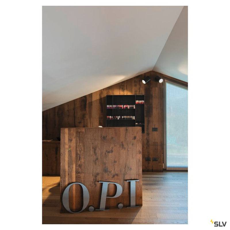 POINT OUTLET for EUTRAC 240V 3-phase surface-mounted track, black