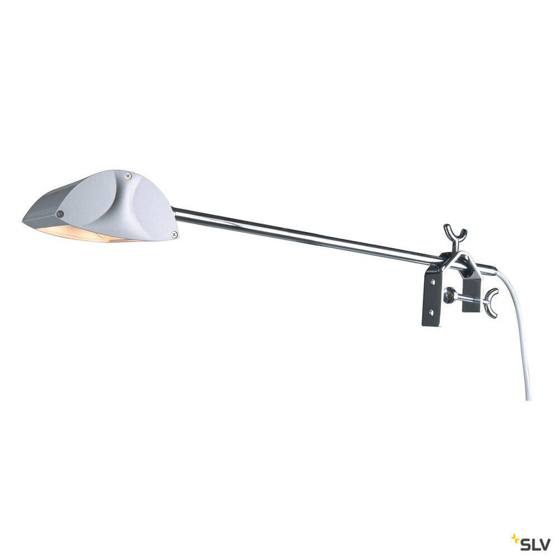 NEPRO DISPLAY, wall light, QT-DE12, silver-grey/chrome, max. 300W