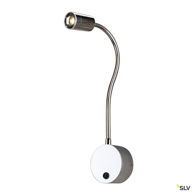 DIO FLEX PLATE, wall light, Power LED 1W, 3000K, chrome,