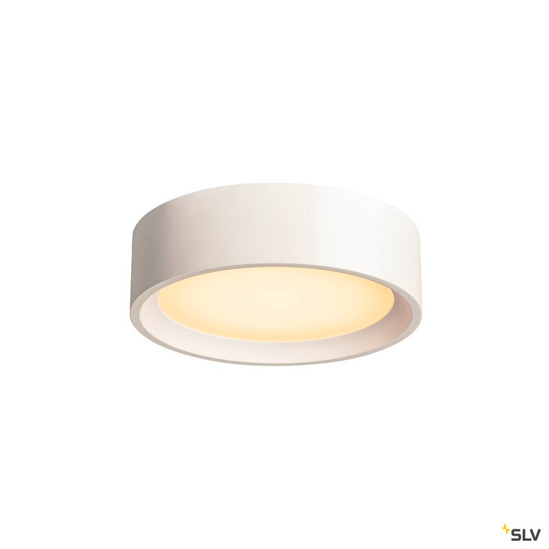 PLASTRA, ceiling light, LED, white, plaster, 3000K