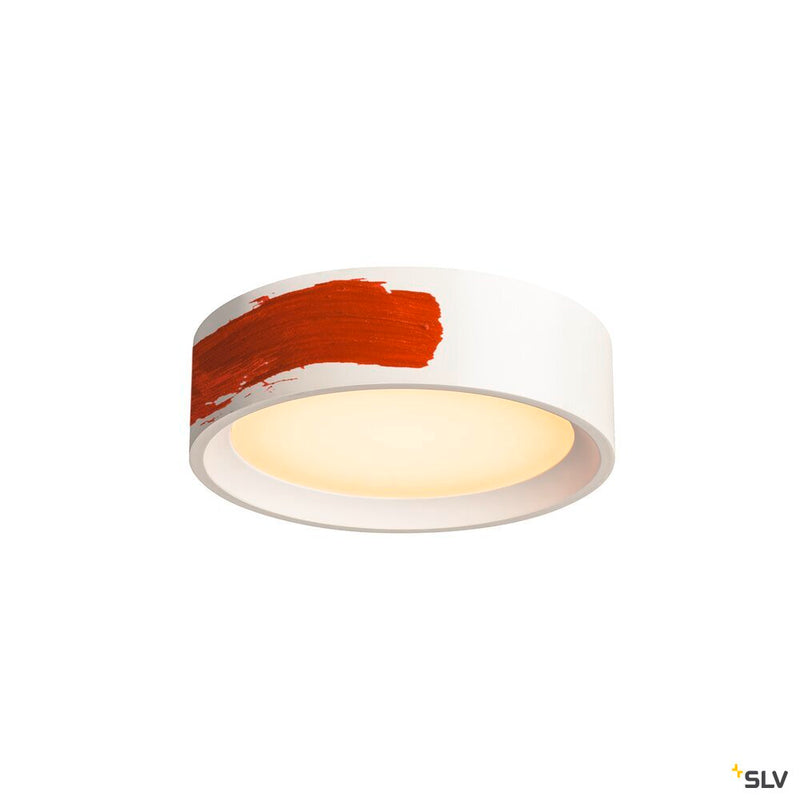 PLASTRA, ceiling light, LED, white, plaster, 3000K