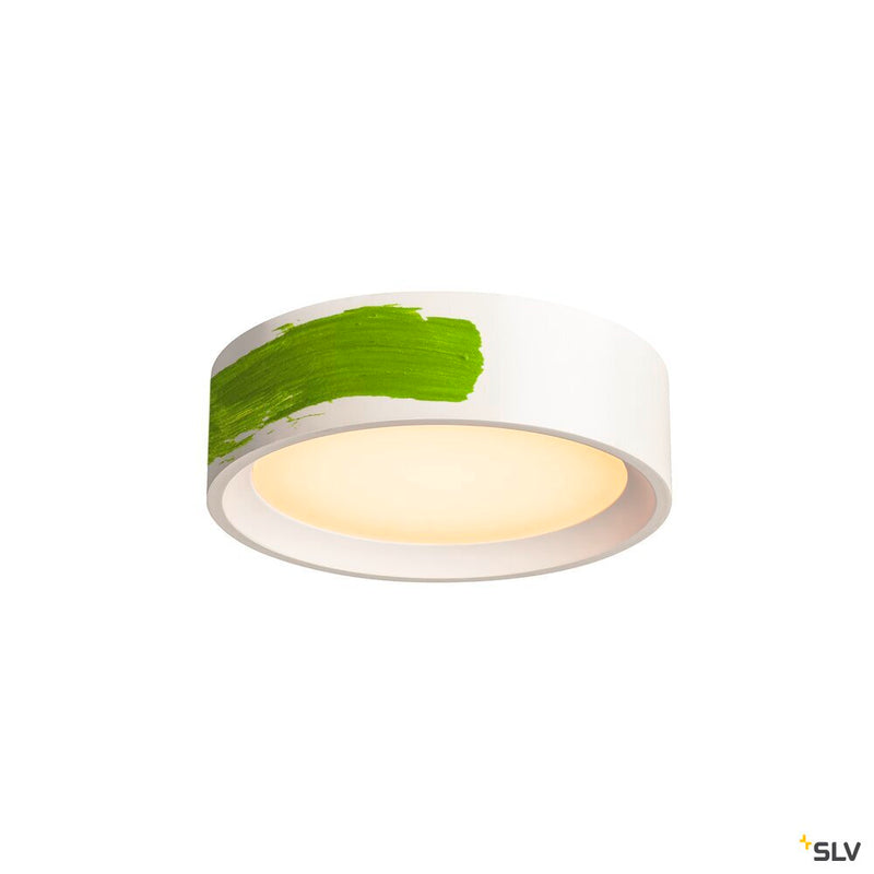 PLASTRA, ceiling light, LED, white, plaster, 3000K