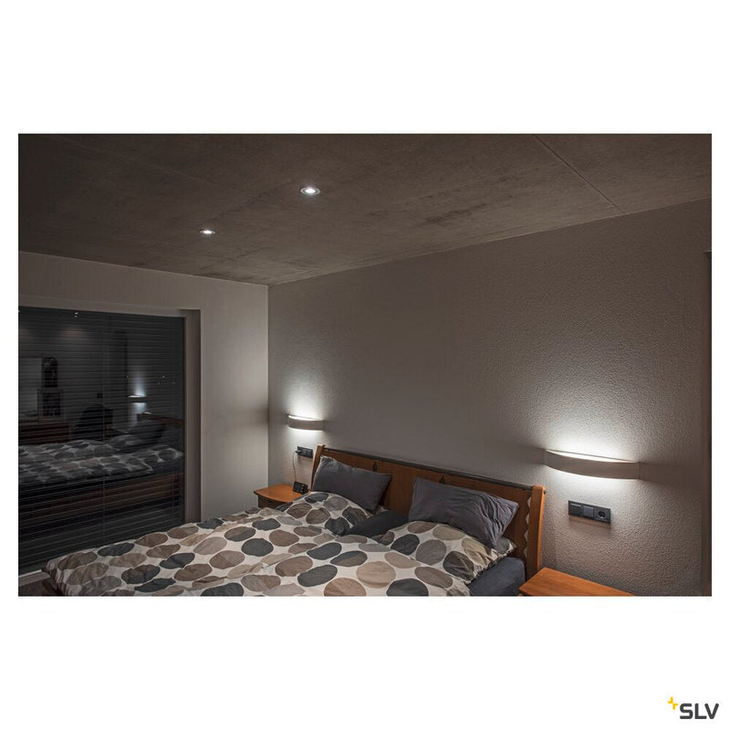 NEW TRIA 68 round, indoor recessed ceiling light, QPAR51 brushed aluminium 50W