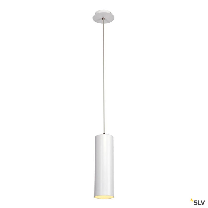 ENOLA, pendant, A60, round, white, max. 60W, incl. white canopy
