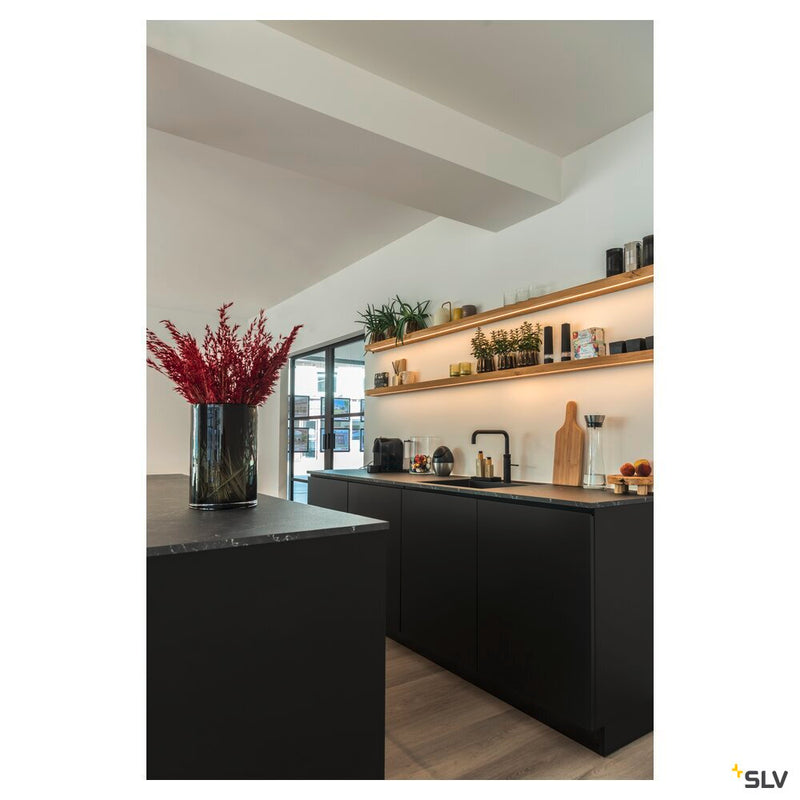 ENOLA pendant, A60, round, matt black, E27, max. 60W, incl. black canopy