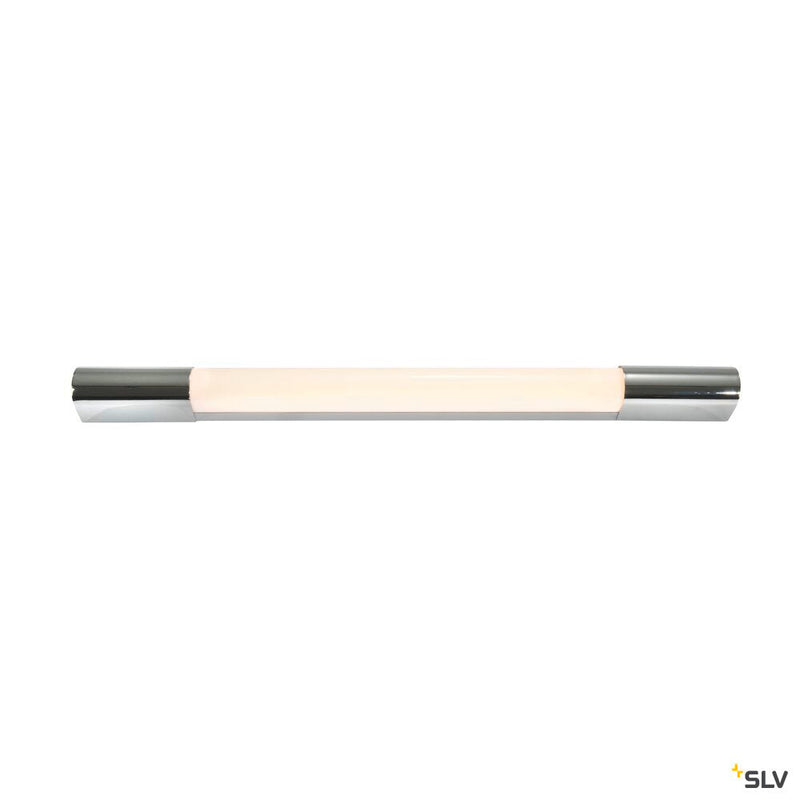 TRUKKO 60 wall light, LED, 3000K, chrome/white, H 60 cm, incl. LED driver