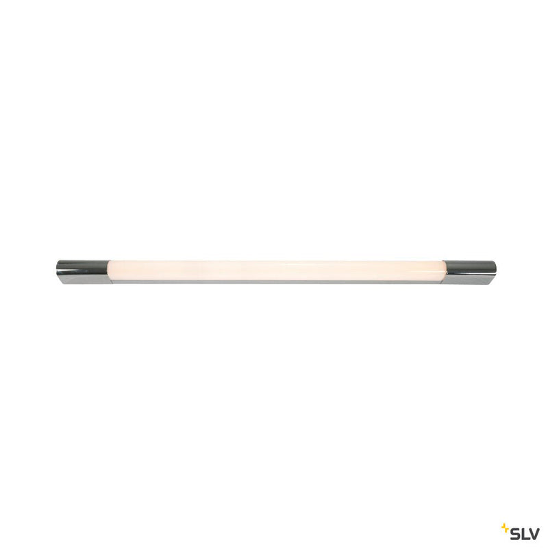 TRUKKO 90 wall light, LED, 3000K, chrome/white, H 90 cm, incl. LED driver