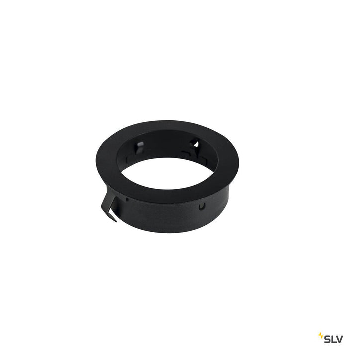 ENOLA_B, wall light, QPAR51, round, up/down, black, max. 50W, incl. deco ring black