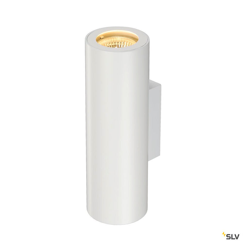 ENOLA_B, wall light, QPAR51, round, up/down, white, max. 50 W, incl. white deco ring