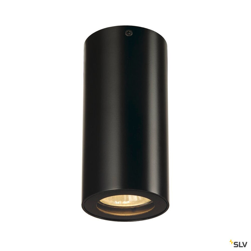 ENOLA_B CL-1, ceiling light, QPAR51, round, black, max. 35 W