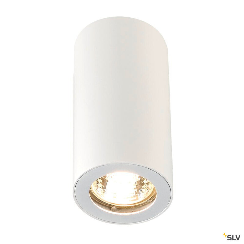 ENOLA_B CL-1, ceiling light, QPAR51, round, white, max. 35 W