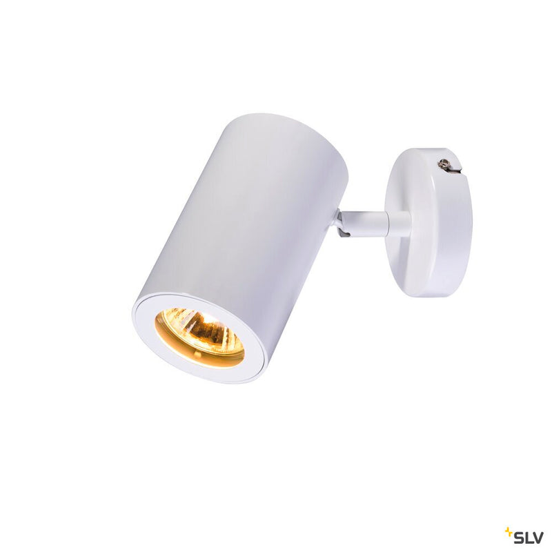 ENOLA_B, wall and ceiling light, spot, single-headed, QPAR51, white, max. 50W