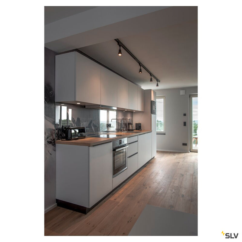 DL 126, recessed fitting, LED SMD, 3000K, round, chrome, max. 3W, incl. leaf springs