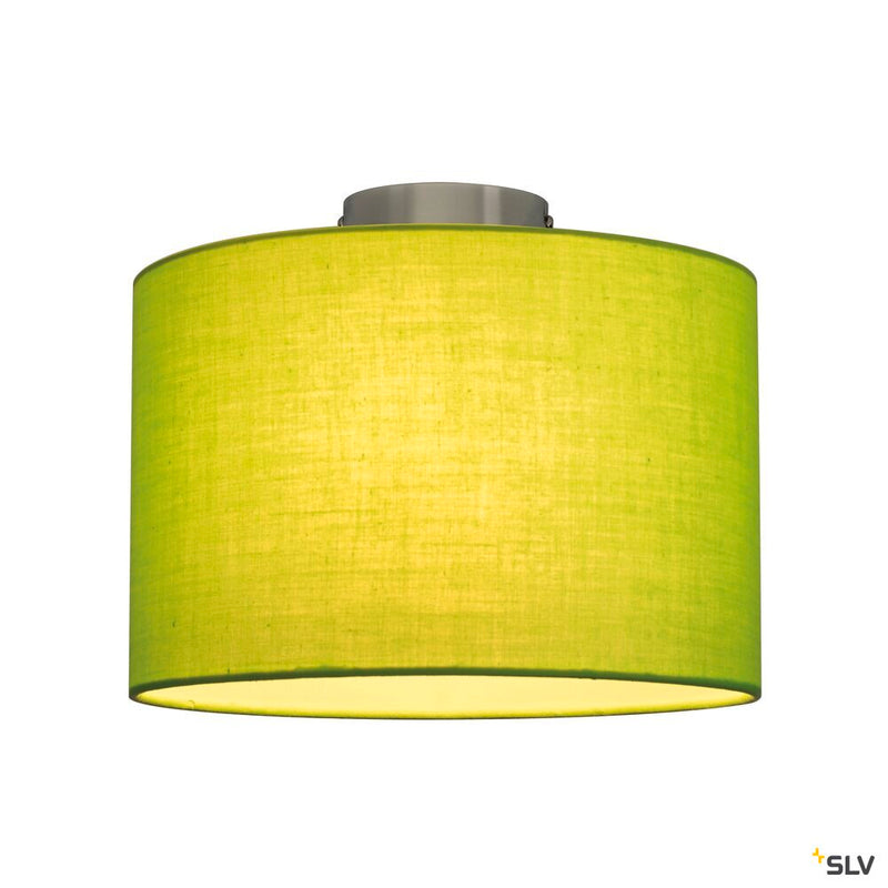 FENDA, ceiling light, ceiling plate, A60, chrome, without shade, max. 60W