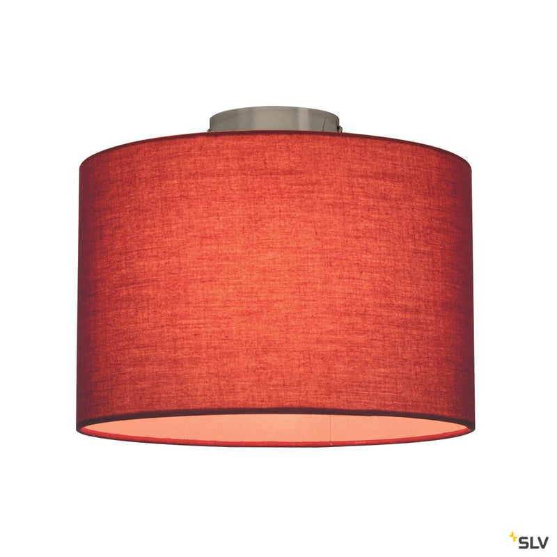 FENDA, ceiling light, ceiling plate, A60, chrome, without shade, max. 60W